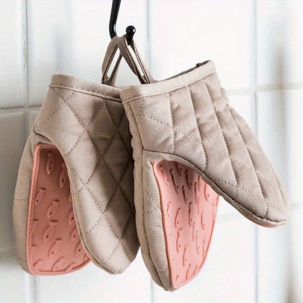 1PC Fish Shaped Silicone Anti  - Oven Mitt Silicone ulasan dan harga