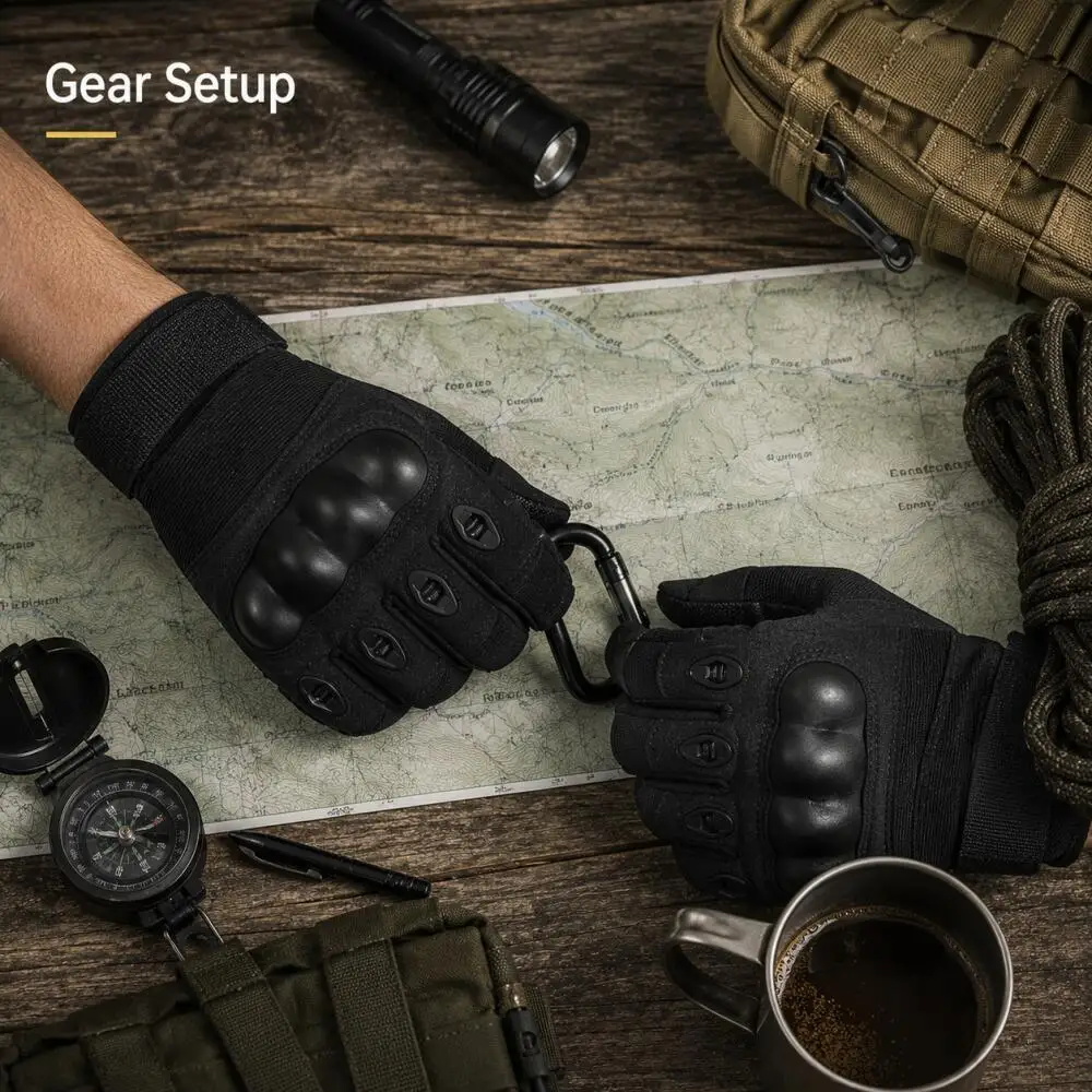 Hard Impact-Resistant Tactical - Work Glove Impact ulasan dan harga
