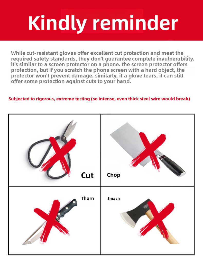 Anti-cut finger cover, labor p - Cut Resistant Glove ulasan dan harga