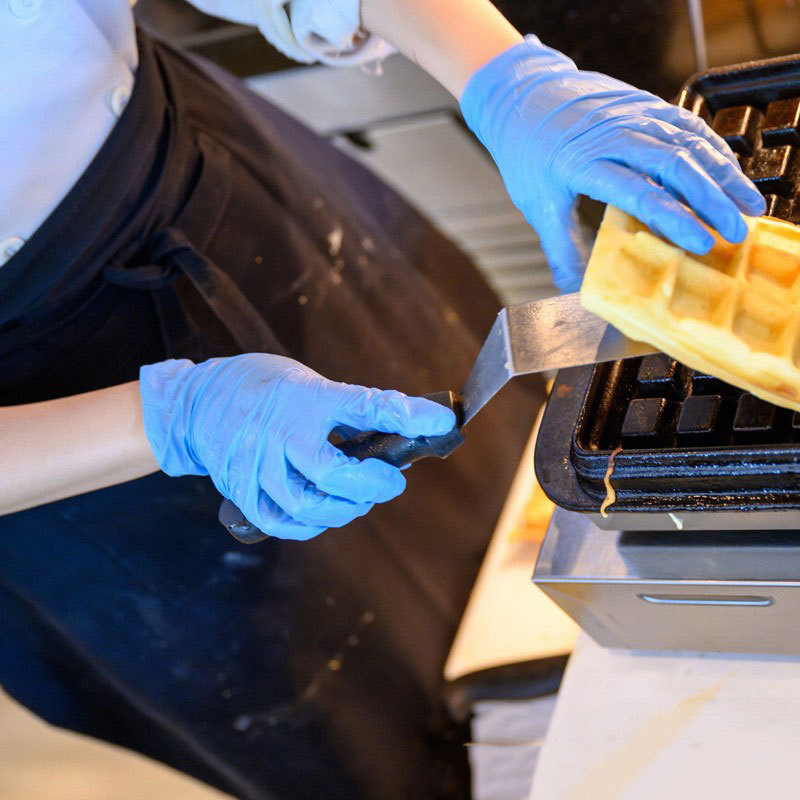 20/50/100 Pure Nitrile Gloves, - Rubber Glove Cleaning ulasan dan harga